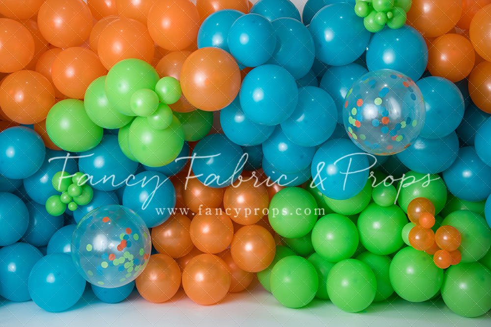RTS Dino Balloon Wall - 12x8' Essential Stretch - Banding - 60% Off