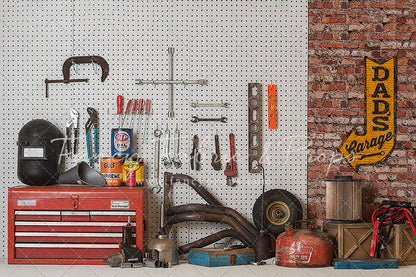 RTS Dad's Garage - 9x6' Value Luxe Fabric - Perfect - 50% Off