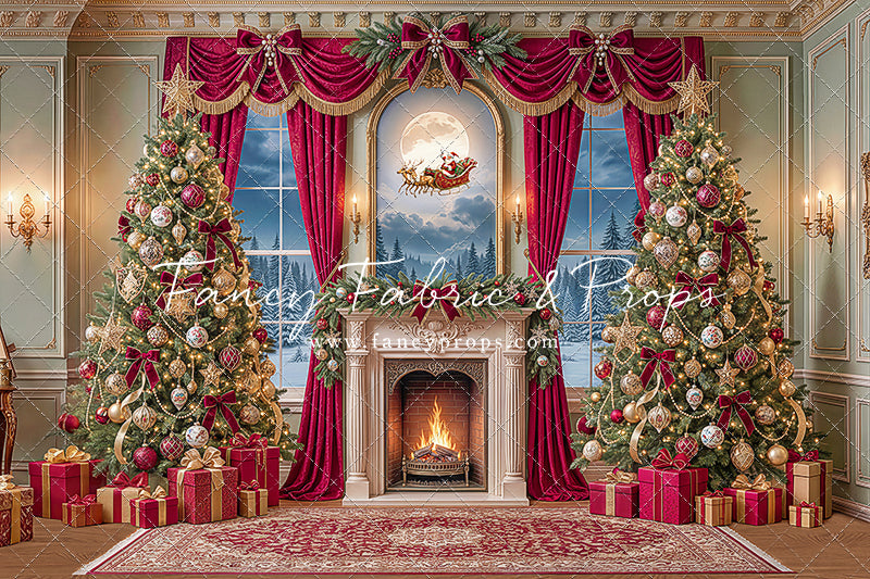 Santa's Midnight Flight - with Sweep Option