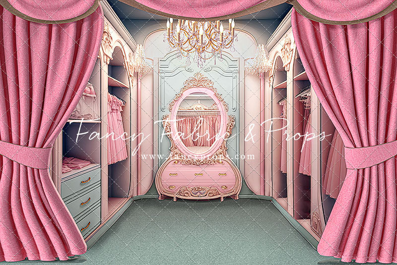 Elegant Armoire - Sage Floor Option - With Sweep Option