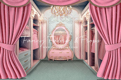 Elegant Armoire - Sage Floor Option - With Sweep Option