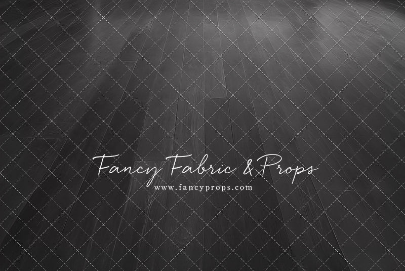 Elegant Charcoal Planks Mat Floor