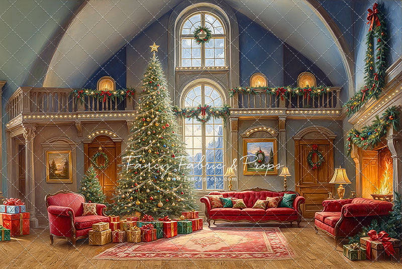 Elegant Christmas Chateau - with Sweep Option
