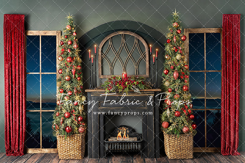 Elegant Fireplace Overlook