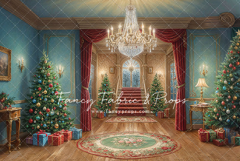 Elegant Holiday Hallway - With Sweep Option
