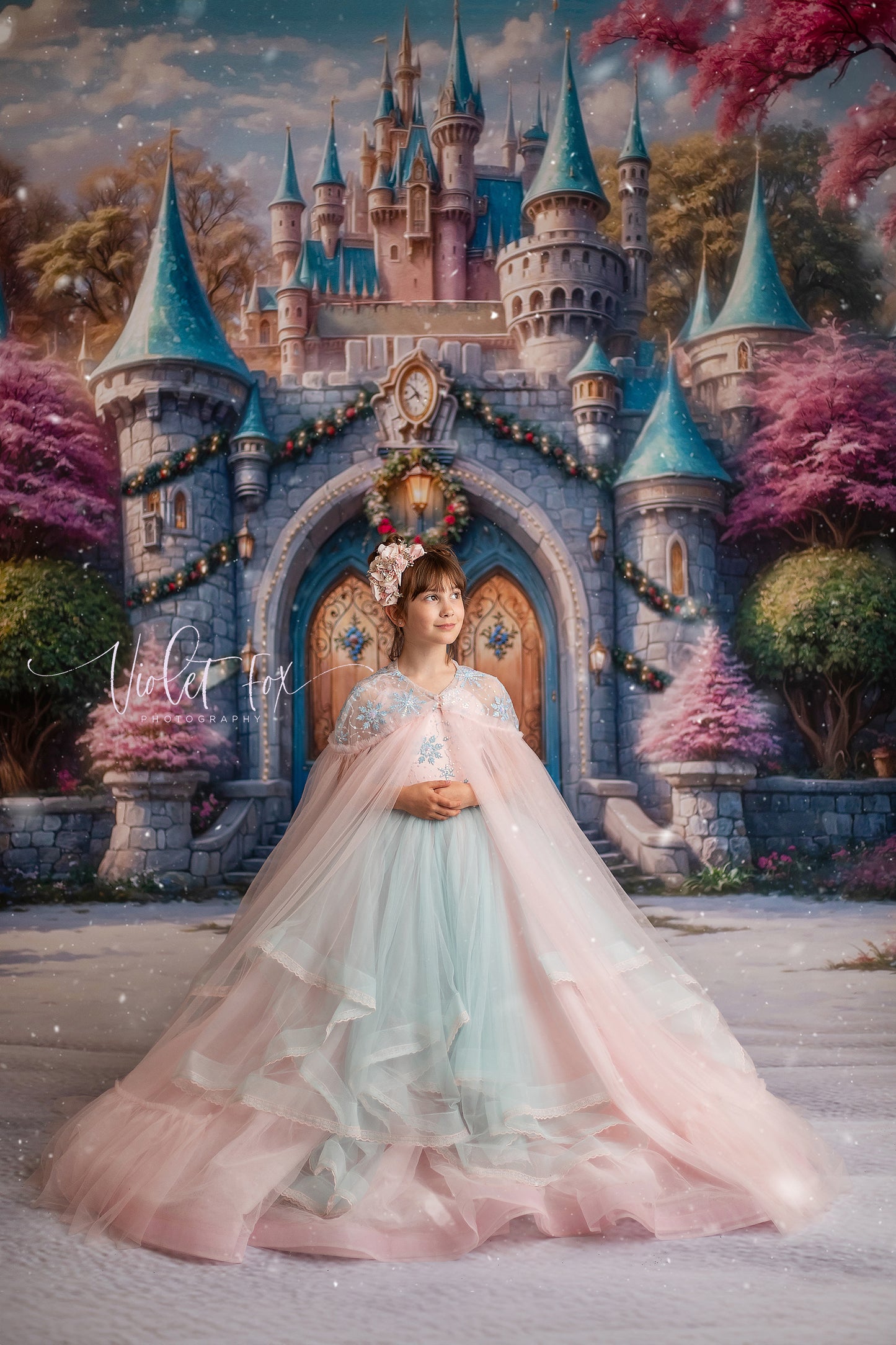 Enchanting Castle Christmas - with Sweep Option