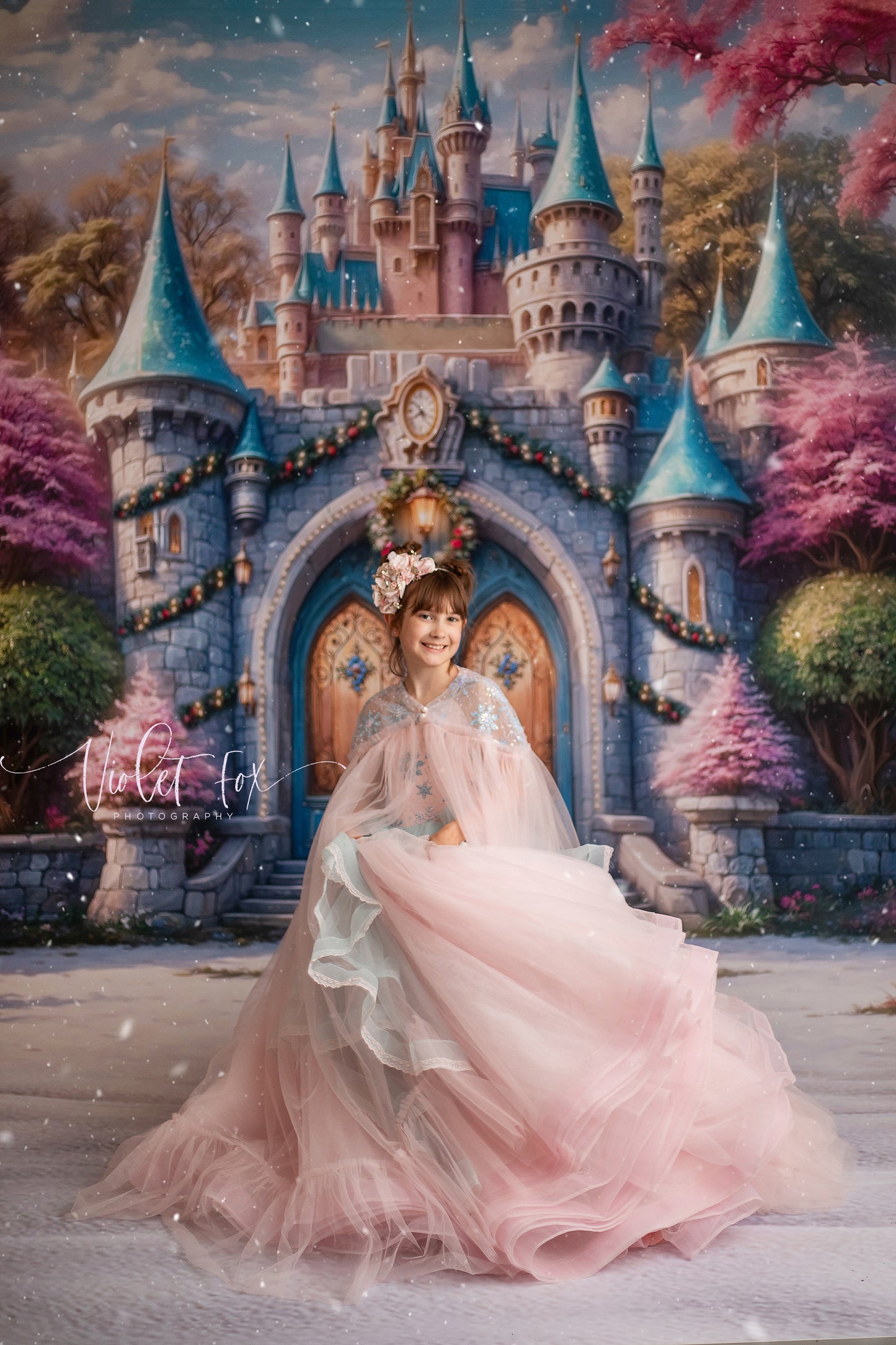 Enchanting Castle Christmas - with Sweep Option