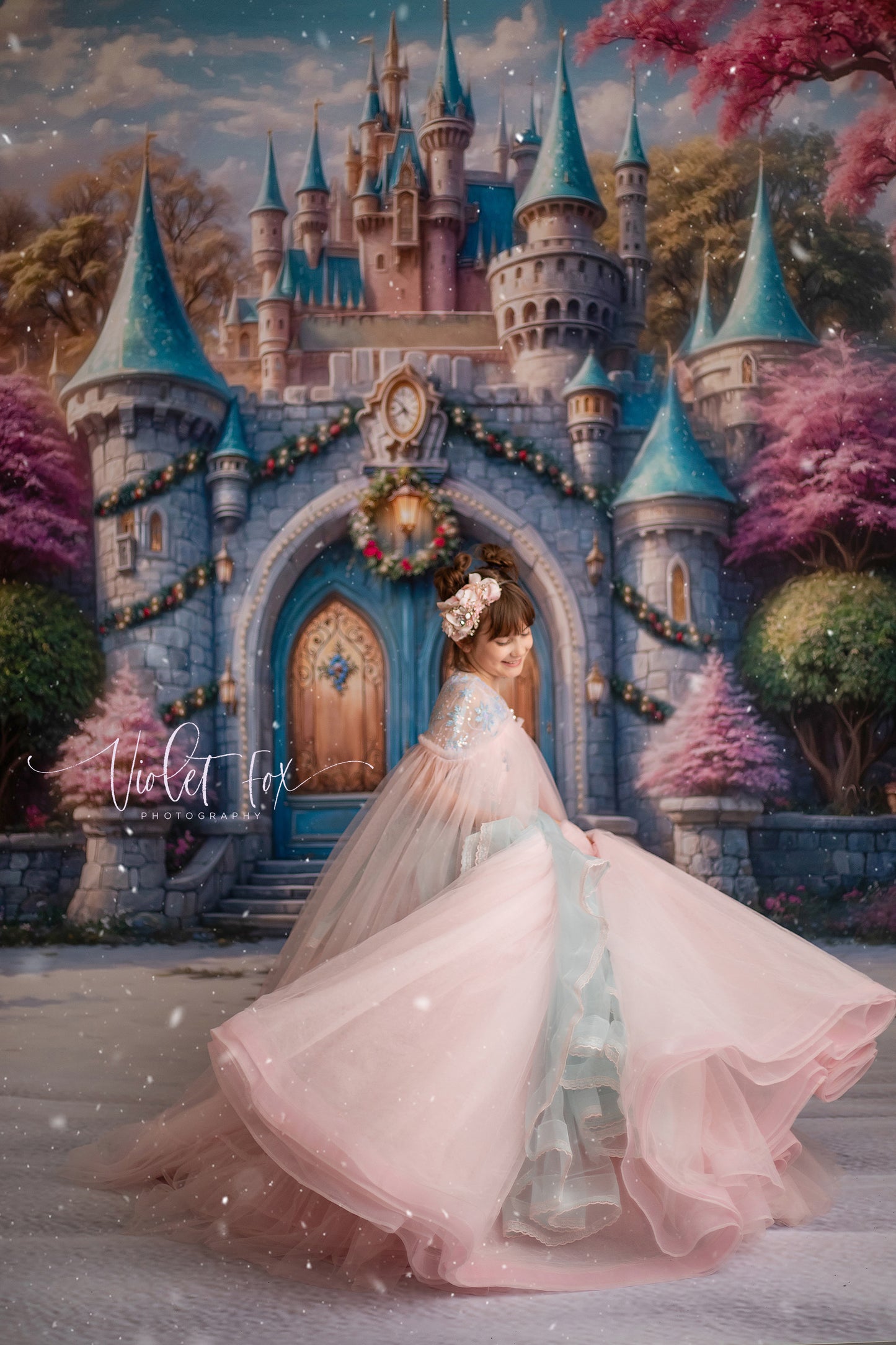 Enchanting Castle Christmas - with Sweep Option