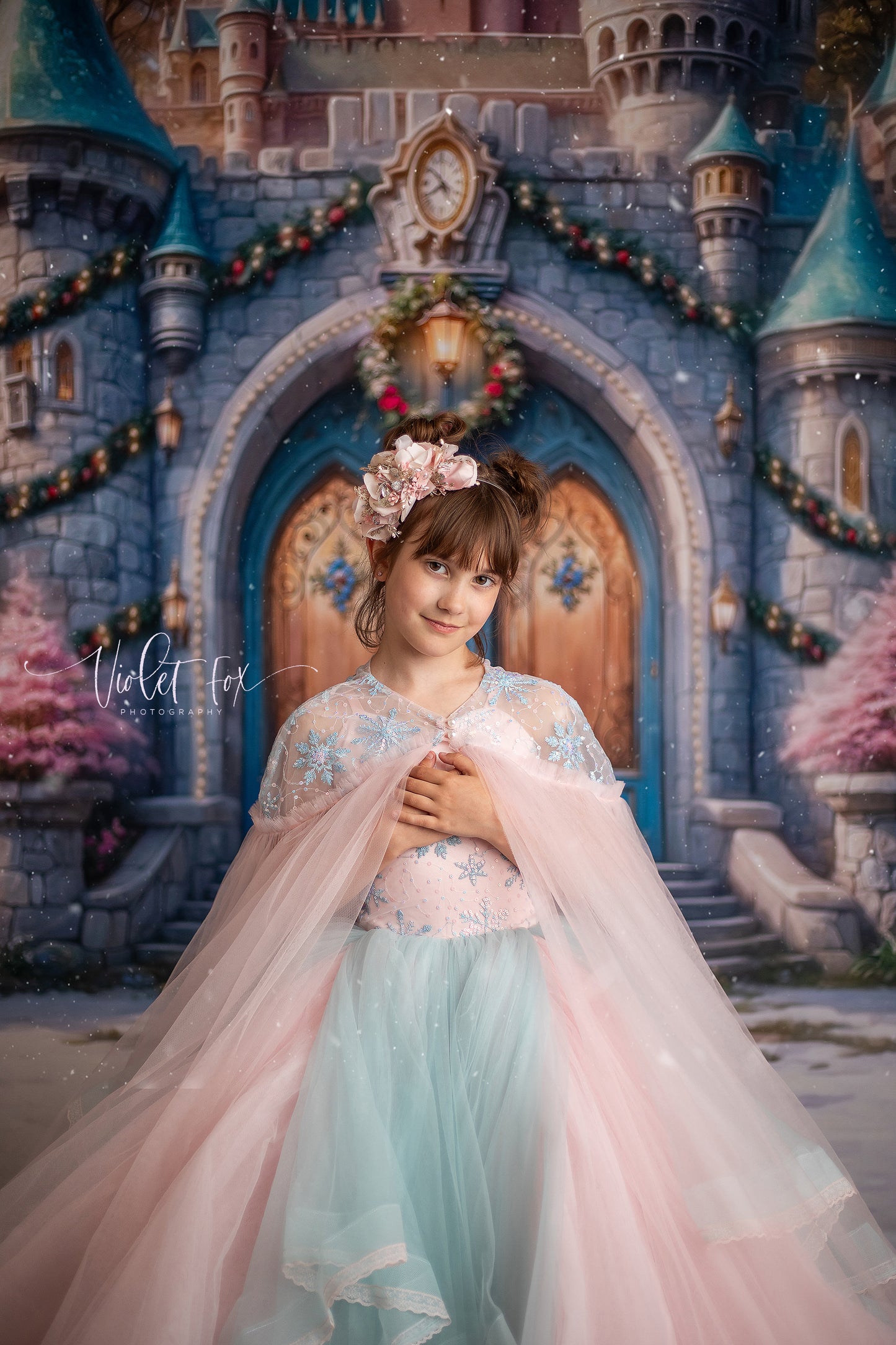 Enchanting Castle Christmas - with Sweep Option