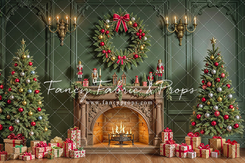 Emerald Christmas Room - with Sweep Option