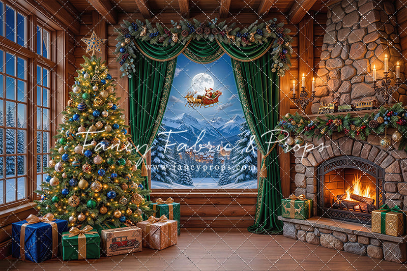 Emerald Mountain Sleigh View - with Sweep Option