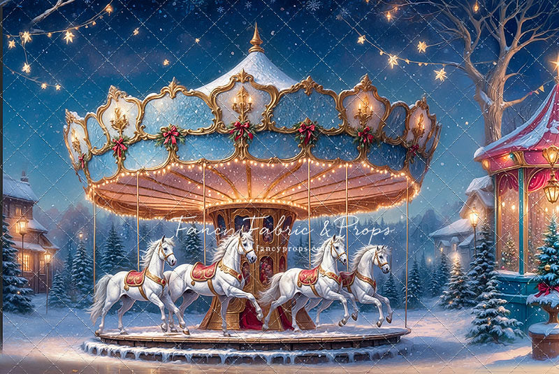 Enchanted Holiday Carousel - With Sweep Option