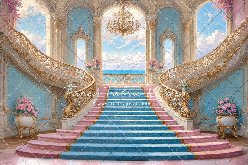 Enchanting Pastel Staircase - With Sweep Option