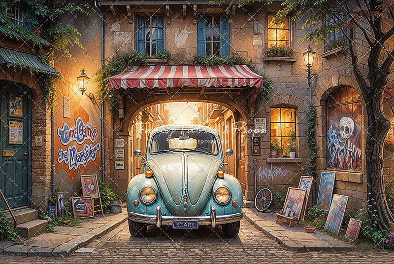 Evening Retro Boulevard - With Sweep Option