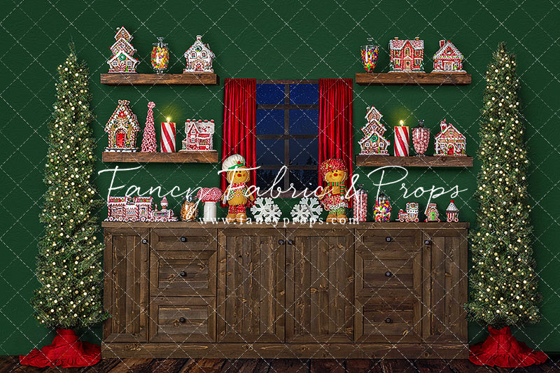 Evergreen Gingerbread Kitchen With A View