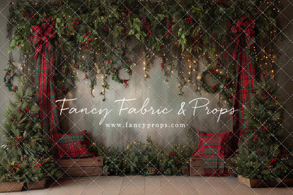 Evergreen Tartan Nook - With Sweep Option