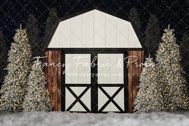 Modern Christmas Barn - No Light