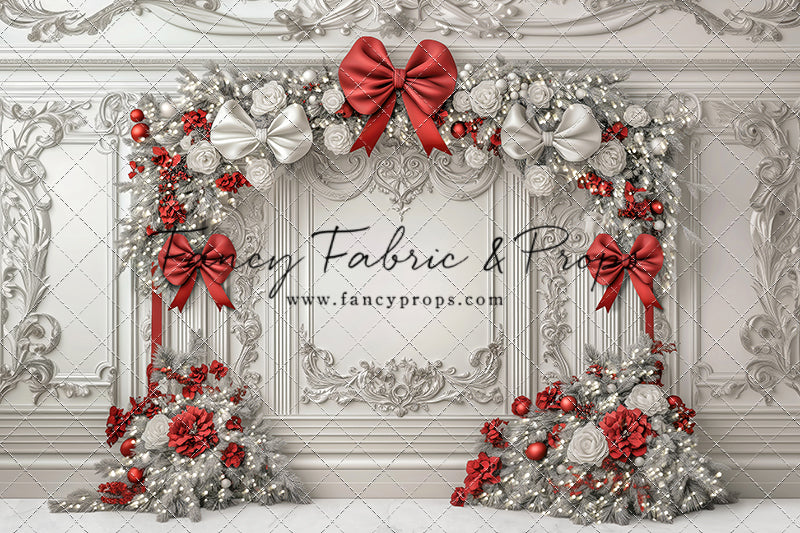 Fancy Red & White Wall - with Sweep Option