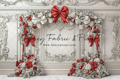 Fancy Red & White Wall - with Sweep Option