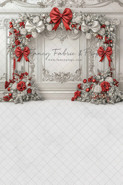 Fancy Red & White Wall - with Sweep Option