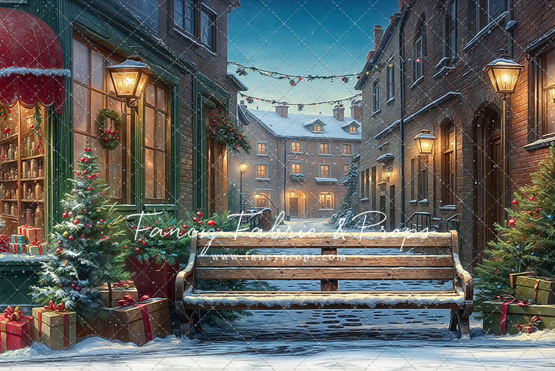 Festive Holiday Avenue - with Sweep Option