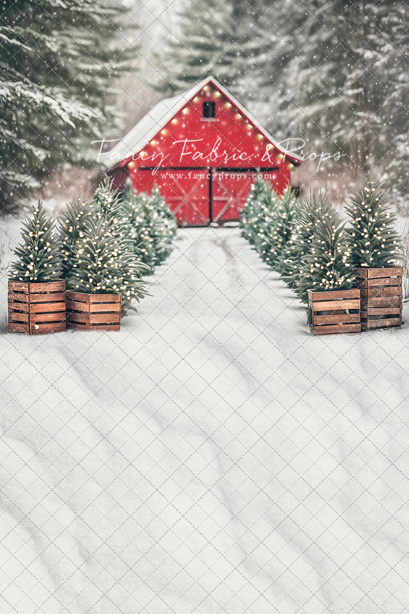 Festive Pickup Truck Farm - with Sweep Option