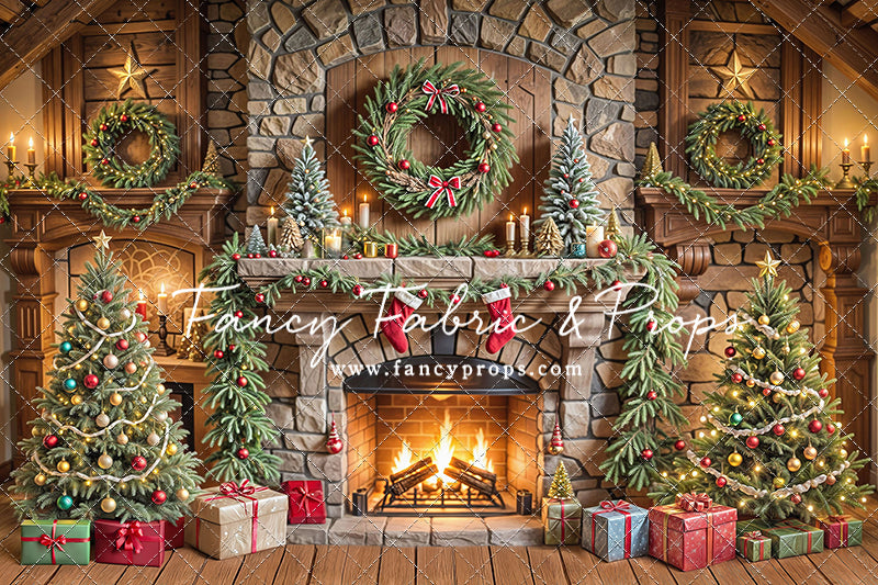 Fireside Christmas Magic - with Sweep Option