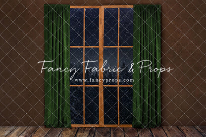 Fireside Evergreen Window
