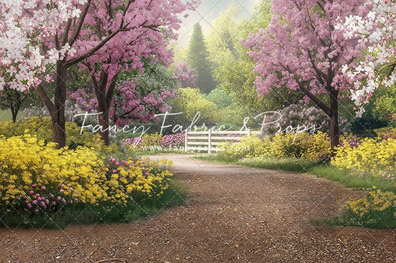Flowering Spring Path - With Sweep Option