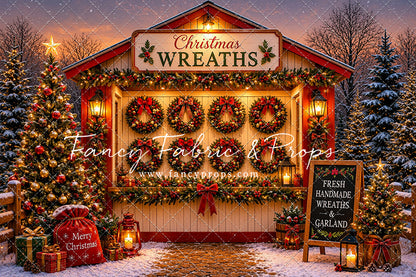 Freshly Made Wreath Station - with Sweep Option