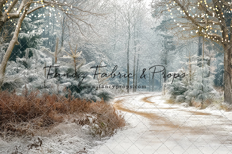 Frosted Country Path - with Sweep Option