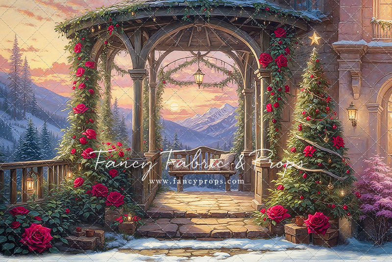 Frosty Rose Pavilion - with Sweep Option