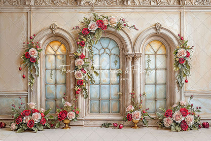 Gilded Holiday Windows - with Sweep Option