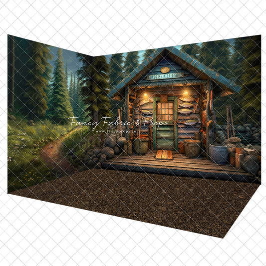 Gone Fishin Bait Shop - Dirt Floor - Mini Room