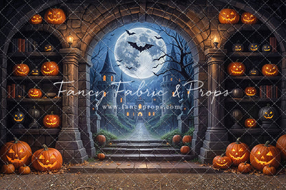 Gothic Halloween Gateway - Dirt Floor - With Sweep Option