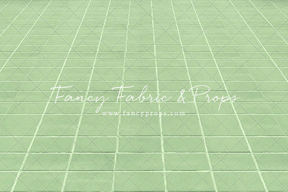 Green Tile Mat Floor