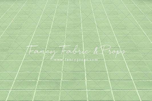 Green Tile Mat Floor
