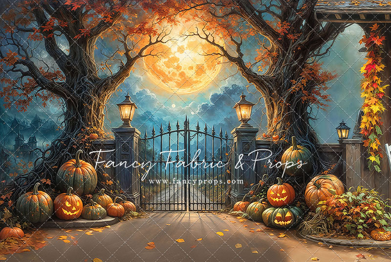 Halloween Lantern Lane - With Sweep Option