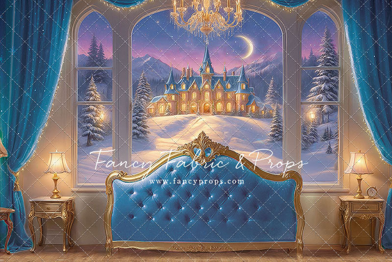 Holiday Fairytale Slumber - Blue  - With Sweep Option