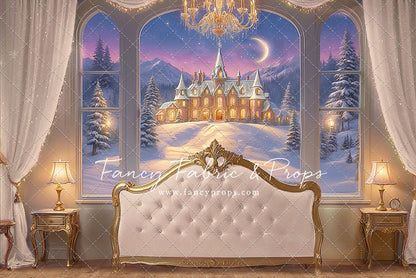 Holiday Fairytale Slumber - White  - With Sweep Option