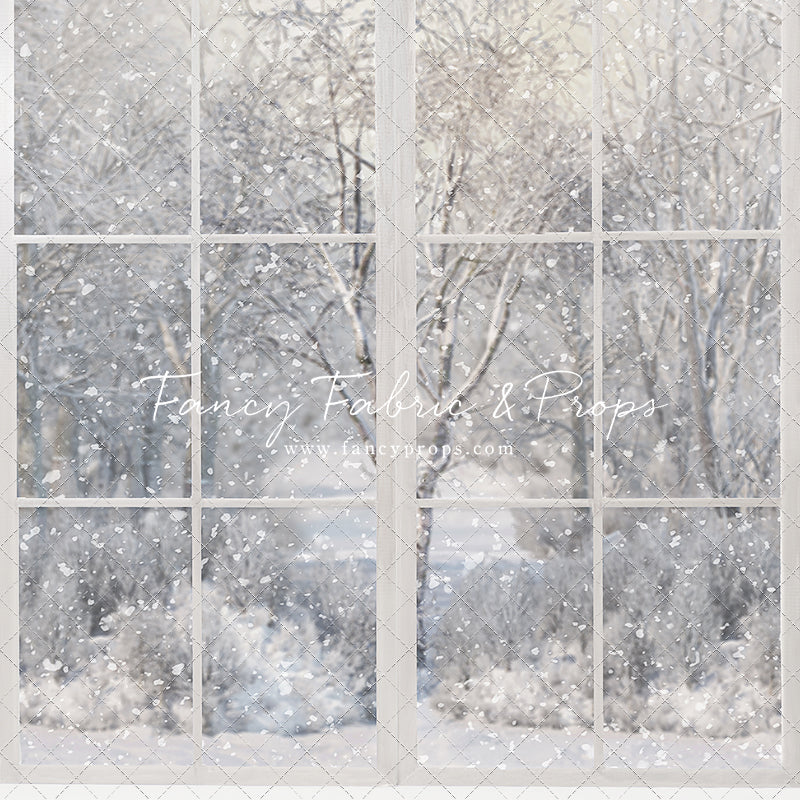 Holiday Snowy Birch Trees