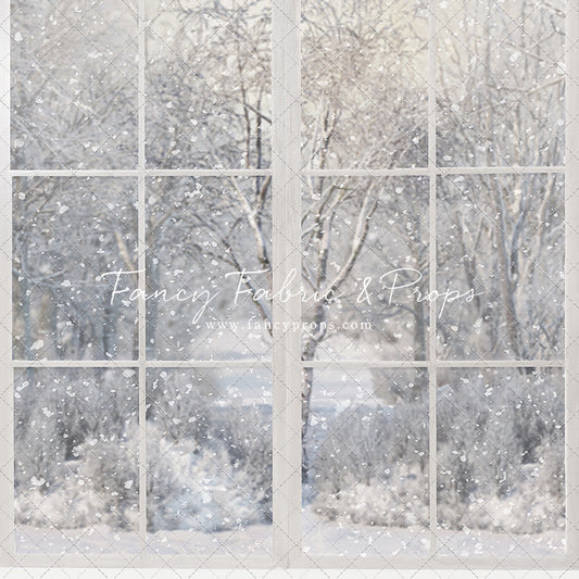 Holiday Snowy Birch Trees