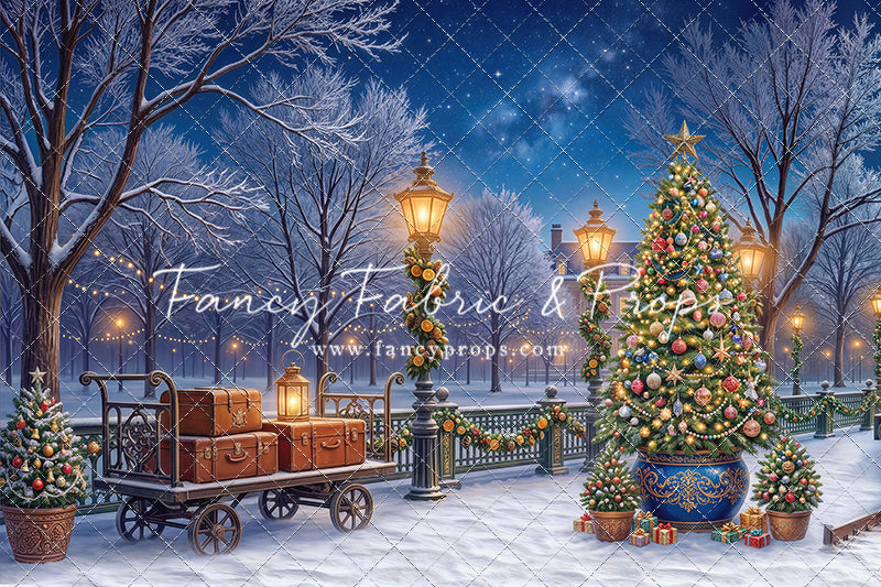 Holiday Train Station - With Sweep Option
