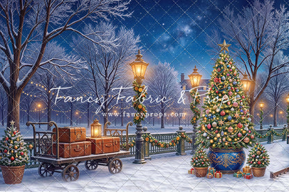 Holiday Train Station - With Sweep Option