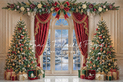 Holiday Window Elegance - with Sweep Option