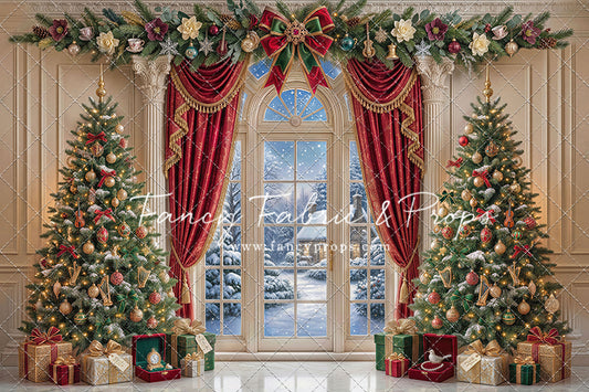 Holiday Window Elegance - with Sweep Option