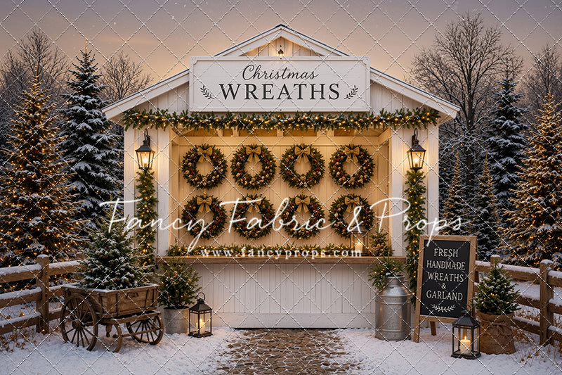 Holly Wreath Stand - with Sweep Option