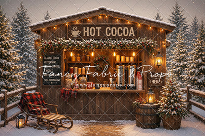 Hot Cocoa Holiday Hut - With Sweep Option