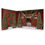 Jolly Reindeer Barn - With Reindeer - 2pc Room