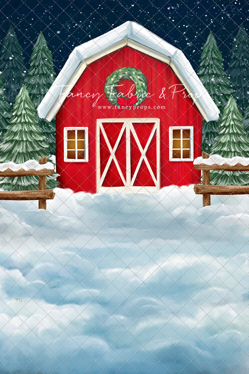 Evening Winter Homestead - with Sweep Option